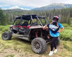 Rae is an adventurous person and exploring new places with new rides such as side-by-side vehicles and sports rides.